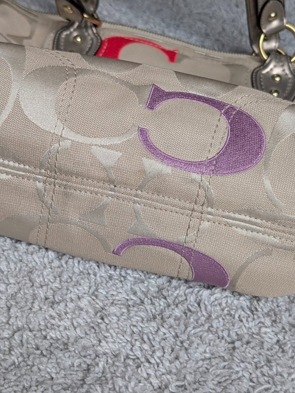 Vintage Coach Poppy Canvas Bag 23521 - Picture 4 of 10